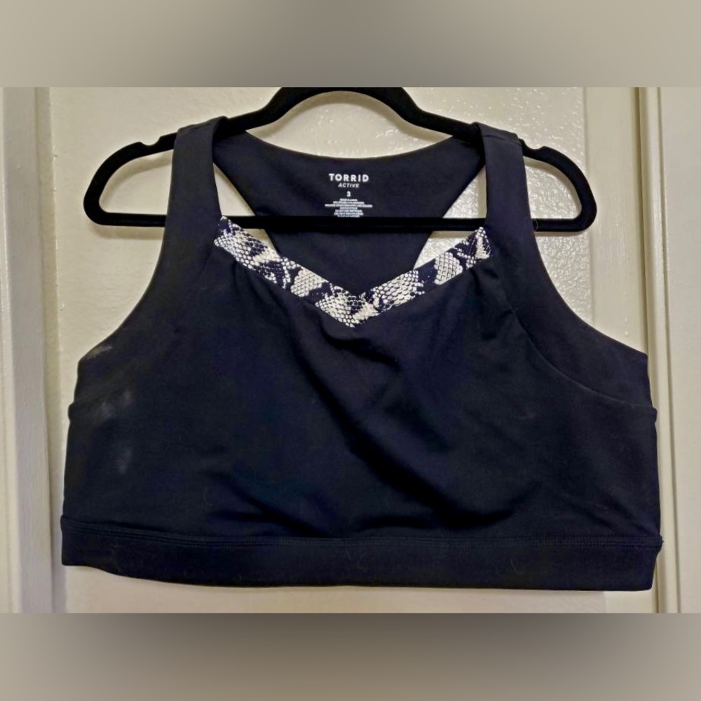 Torrid Active Black Sports Bra 3X